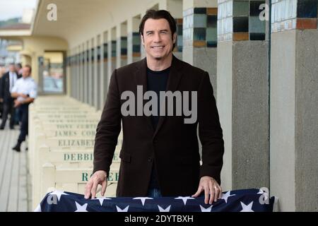 John Travolta lors d'un hommage pour sa carrière dans le cinéma lors du 39e Festival du film américain de Deauville à Deauville, France, le 6 septembre 2013. Photo de Nicolas Briquet/ABACAPRESS.COM Banque D'Images