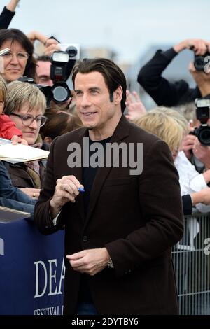 John Travolta lors d'un hommage pour sa carrière dans le cinéma lors du 39e Festival du film américain de Deauville à Deauville, France, le 6 septembre 2013. Photo de Nicolas Briquet/ABACAPRESS.COM Banque D'Images