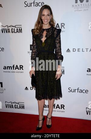 Hilary Swank participe au gala de l'inspiration amfAR lors du Festival international du film de Toronto 2013, à Toronto, au Canada, le 8 septembre 2013. Photo de Lionel Hahn/ABACAPRESS.COM Banque D'Images