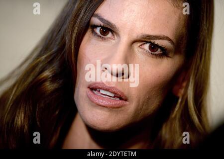 Hilary Swank participe au gala de l'inspiration amfAR lors du Festival international du film de Toronto 2013, à Toronto, au Canada, le 8 septembre 2013. Photo de Lionel Hahn/ABACAPRESS.COM Banque D'Images