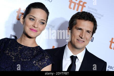 Marion Cotillard et Guillaume Canet assistent à la projection de 'Blood litiess' au Festival international du film de Toronto 2013, à Toronto, au Canada, le 9 septembre 2013. Photo de Lionel Hahn/ABACAPRESS.COM Banque D'Images