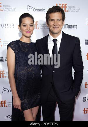 Marion Cotillard et Guillaume Canet assistent à la projection de 'Blood litiess' au Festival international du film de Toronto 2013, à Toronto, au Canada, le 9 septembre 2013. Photo de Lionel Hahn/ABACAPRESS.COM Banque D'Images