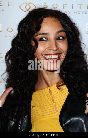 AIDA Touihri participe à la soirée d'ouverture de l'hôtel Sofitel à Paris, France, le 18 septembre 2013. Photo d'Aurore Marechal/ABACAPRESS.COM Banque D'Images