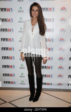 Malika Menard participe au lancement du nouveau jeu FIFA 2014 (également appelé FIFA 14) qui s'est tenu au Gaite lyrique à Paris, France, le 23 septembre 2013. Photo de Jerome Domine/ABACAPRESS.COM Banque D'Images