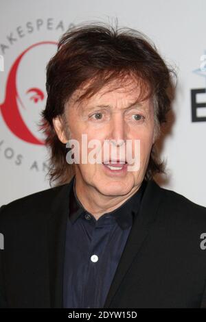 Sir Paul McCartney assistait au 23e « Shakespeare » annuel du Shakespeare Center de Los Angeles, qui s'est tenu sur la grande scène à Santa Monica, Los Angeles, CA, États-Unis, le 25 septembre 2013. Photo de Krista Kennel/ABACAPRESS.COM Banque D'Images