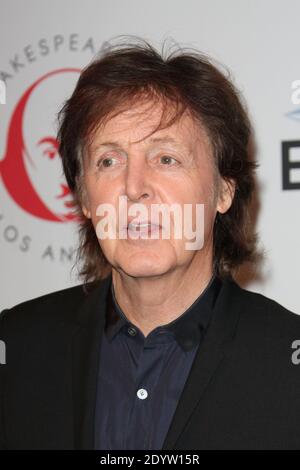 Sir Paul McCartney assistait au 23e « Shakespeare » annuel du Shakespeare Center de Los Angeles, qui s'est tenu sur la grande scène à Santa Monica, Los Angeles, CA, États-Unis, le 25 septembre 2013. Photo de Krista Kennel/ABACAPRESS.COM Banque D'Images