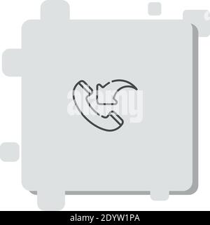 icône de vecteur entrant illustration moderne de vecteur simple Illustration de Vecteur