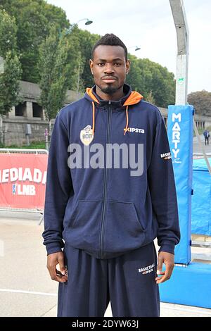 Yannick Bokolo lors d'une Journée des médias du LNB à Paris, en France, le 28 septembre 2013. Photo de Thierry Plessis/ABACAPRESS.COM Banque D'Images