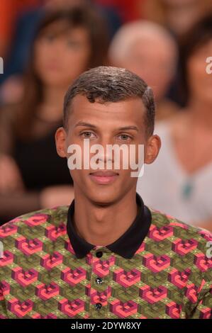 Paul Van Haver aka Stromae lors de l'enregistrement de l'émission Dimanche, Paris, France, 17 septembre 2013. Photo Max Colin/ABACAPRESS.COM Banque D'Images