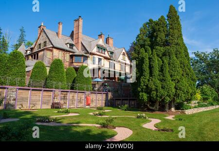 Naumkeag - un manoir d'été de l'âge de or à Stockbridge, ma. Le domaine historique est célèbre pour ses jardins en terrasse et son architecture magnifique Banque D'Images