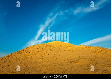 Paysage désertique près d'Al Salar Arabie Saoudite. Banque D'Images