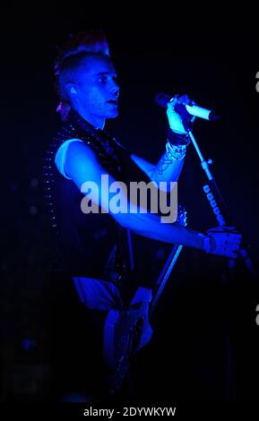 MIAMI BEACH, FL - AVRIL 27: Jared Leto de 30 secondes à Mars se produit à Fillmore Miami Beach le 27 avril 2010 à Miami Beach, Florida People; Jared Leto Credit: Hoo-me / MediaPunch Banque D'Images