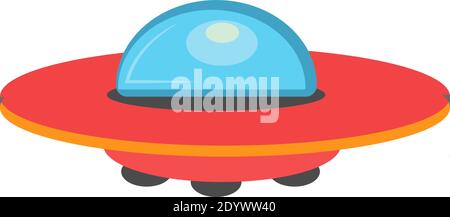 Espace OVNI, illustration, vecteur sur fond blanc. Illustration de Vecteur