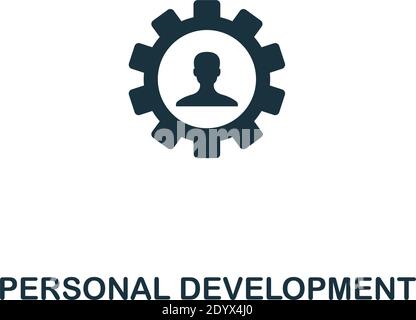 Icône développement personnel. Design haut de gamme de la collection d'icônes de gestion d'entreprise. Icône Pixel Perfect Personal Development pour la conception Web, les applications Illustration de Vecteur