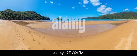 Ruisseau Richardson au parc national Abel Tasman en Nouvelle-Zélande Banque D'Images