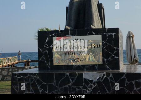 21 septembre 2020 : Erdemli, Turquie. Une statue de Haji Bektas Veli ...