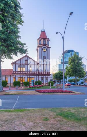 Centre d'accueil de Rotorua en Nouvelle-Zélande Banque D'Images