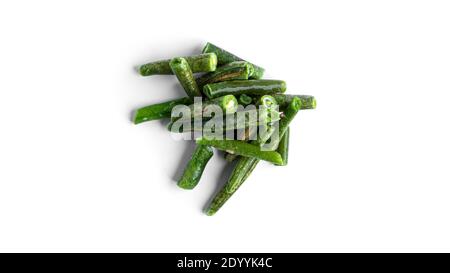 Asperges isolées sur fond blanc. Photo de haute qualité Banque D'Images