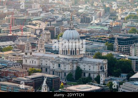 Londres, Royaume-Uni - 20 avril 2020 : Cathédrale St Paul à Londres, Royaume-Uni. Banque D'Images