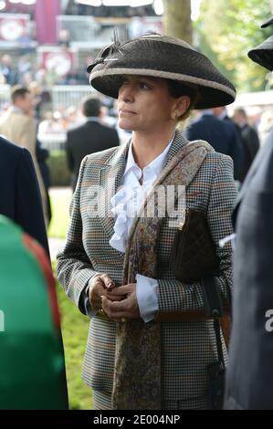 La princesse Zahra Aga Khan assiste au Qatar Prix de l'Arc de Triomphe qui s'est tenu à l'hippodrome de Longchamp, à Paris, en France, le 6 octobre 2013. Photo par Ammar Abd Rabbo/ABACAPRESS.COM Banque D'Images