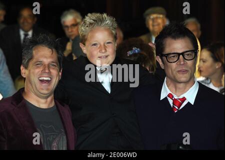 Johnny Knoxville, Jackson Nicoll et Jeff Tremaine présents à la projection de gala de Jackass présente Bad Grandpa à Odeon Covent Garden à Londres, Royaume-Uni, le 9 octobre 2013. Photo d'Aurore Marechal/ABACAPRESS.COM Banque D'Images