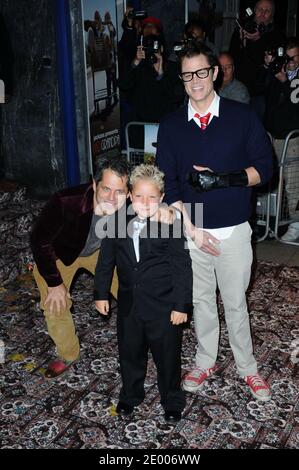 Johnny Knoxville, Jackson Nicoll et Jeff Tremaine présents à la projection de gala de Jackass présente Bad Grandpa à Odeon Covent Garden à Londres, Royaume-Uni, le 9 octobre 2013. Photo d'Aurore Marechal/ABACAPRESS.COM Banque D'Images