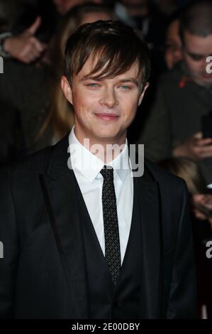 Dane DeHaan arrive pour la première du film Kill Your Darlings dans le cadre du 57e Festival du film BFI à Odeon West End à Londres, Royaume-Uni, le 17 octobre 2013. Photo d'Aurore Marechal/ABACAPRESS.COM Banque D'Images