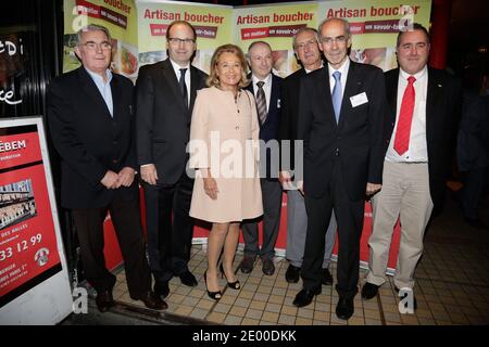 Sophie de Menthon assistant au 'Pot-au-feu des Celebites' au restaurant Louchebem à Paris, France, le 17 octobre 2013. Photo de Jerome Domine/ABACAPRESS.COM Banque D'Images