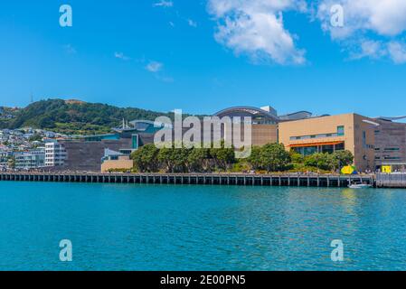 Musée de Nouvelle-Zélande te Papa Tongarewa à Wellington, Nouvelle-Zélande Banque D'Images