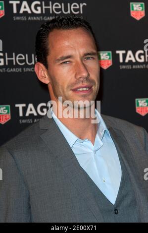 Michael Llodra participe à la fête pour l'ouverture de la nouvelle boutique Tag-Heuer célébrant le 50ème anniversaire de Carerra qui s'est tenue au Pavillon Vendôme à Paris, France, le 6 novembre 2013. Photo de Nicolas Genin/ABACAPRESS.COM Banque D'Images