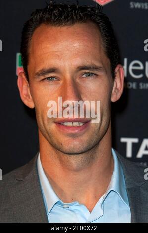 Michael Llodra participe à la fête pour l'ouverture de la nouvelle boutique Tag-Heuer célébrant le 50ème anniversaire de Carerra qui s'est tenue au Pavillon Vendôme à Paris, France, le 6 novembre 2013. Photo de Nicolas Genin/ABACAPRESS.COM Banque D'Images