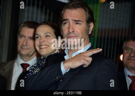 Jean Dujardin assiste à une cérémonie décernant le 67ème prix littéraire du Quai des Orfevres à Paris, France, le 12 novembre 2013. Photo de Nicolas Briquet/ABACAPRESS.COM Banque D'Images