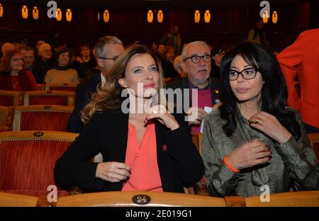 Valérie Trierweiler a été représentée lors de la cérémonie du Prix Danielle Mitterrand 2013, le 22 novembre 2013, à Paris, en France. Photo de Christian Liewig/ABACAPRESS.COM Banque D'Images