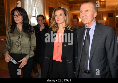 Valérie Trierweiler a été représentée lors de la cérémonie du Prix Danielle Mitterrand 2013, le 22 novembre 2013, à Paris, en France. Photo de Christian Liewig/ABACAPRESS.COM Banque D'Images