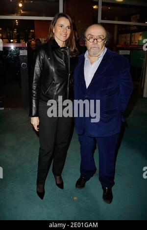 Aurelie Filippetti et Jean-Michel Ribes assistent à la fête de la culture contre la haine au Théâtre du rond-point, à Paris, France, le 2 décembre 2013. Photo Jerome Domine/ABACAPRESS.COM Banque D'Images