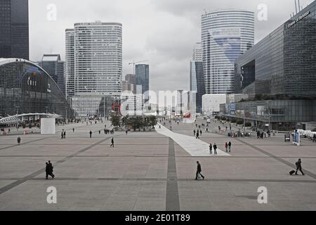 Quartier financier de la Défense à Paris France Banque D'Images