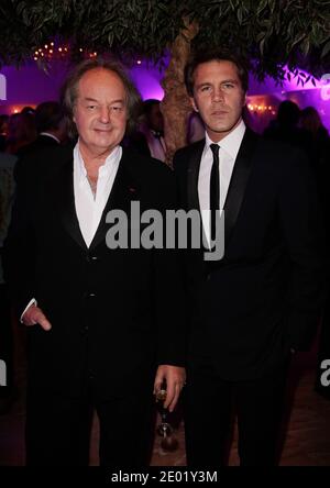 Gonzague Saint-bris et le Prince Emmanuel-Philibert de Savoie assistent à la cérémonie des « meilleurs prix 2013 » qui s'est tenue à Salons Hoche, à Paris, en France, le 16 décembre 2013. Photo de Jerome Domine/ABACAPRESS.COM Banque D'Images