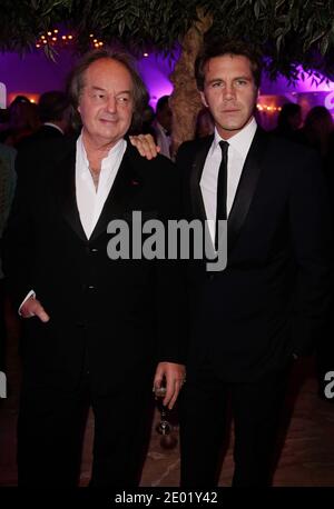 Gonzague Saint-bris et le Prince Emmanuel-Philibert de Savoie assistent à la cérémonie des « meilleurs prix 2013 » qui s'est tenue à Salons Hoche, à Paris, en France, le 16 décembre 2013. Photo de Jerome Domine/ABACAPRESS.COM Banque D'Images