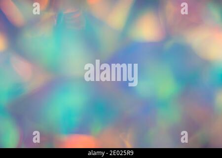 Abstrait pastel arc-en-ciel holographique arrière-plan Banque D'Images