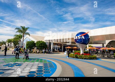 Merritt Island, FL, États-Unis - 26 décembre 2020 : complexe d'accueil du centre spatial Kennedy Merritt Island, Floride Banque D'Images