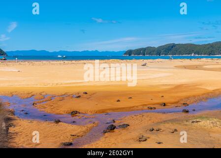 Ruisseau Richardson au parc national Abel Tasman en Nouvelle-Zélande Banque D'Images