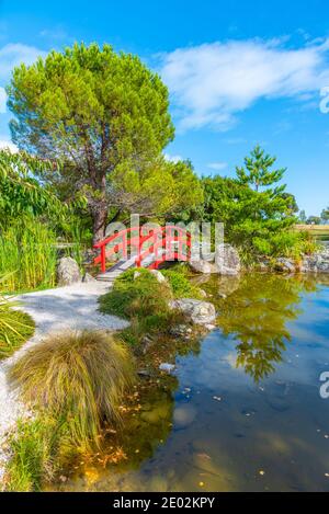 Jardins Miyazu à Nelson, Nouvelle-Zélande Banque D'Images