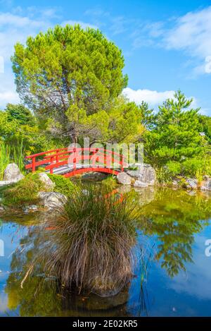 Jardins Miyazu à Nelson, Nouvelle-Zélande Banque D'Images