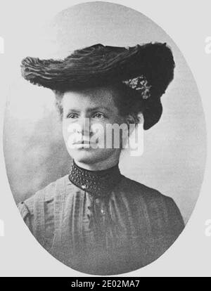 Nettie Maria Stevens (7 juillet 1861 - 4 mai 1912), généticien américain Banque D'Images