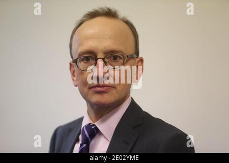 Dr Aiden O'Brien consultant en soins respiratoires à l'hôpital universitaire Limerick. Banque D'Images