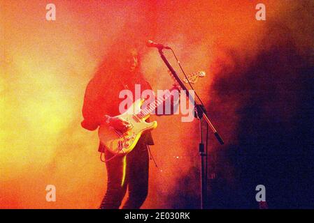 Yngwie Malmsteen se produit en direct lors de la tournée mondiale « Unleve the Fury » 2006 au théâtre Enmore de Sydney, en Australie, le 15 novembre 2006. Banque D'Images