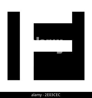 Simple élégant logo lettre f, Vector Premium logo lettre f symbole alphabétique graphique pour l'identité d'entreprise Illustration de Vecteur