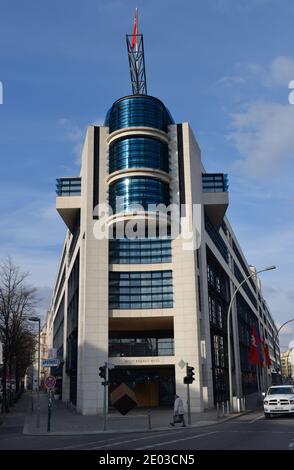 Willy-Brandt-Haus, Stresemannstrasse, Kreuzberg, Mitte, Berlin, Deutschland Banque D'Images