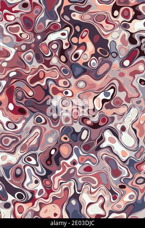 Abstrait coloré étiquette couleurs de la nature. Couvercle d'illustration liquide Illustration de Vecteur