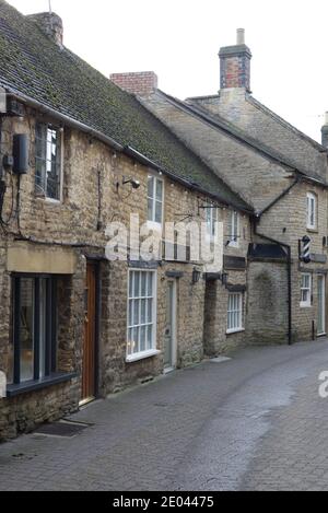 Rue de l'église, Stow on the Wold, Banque D'Images